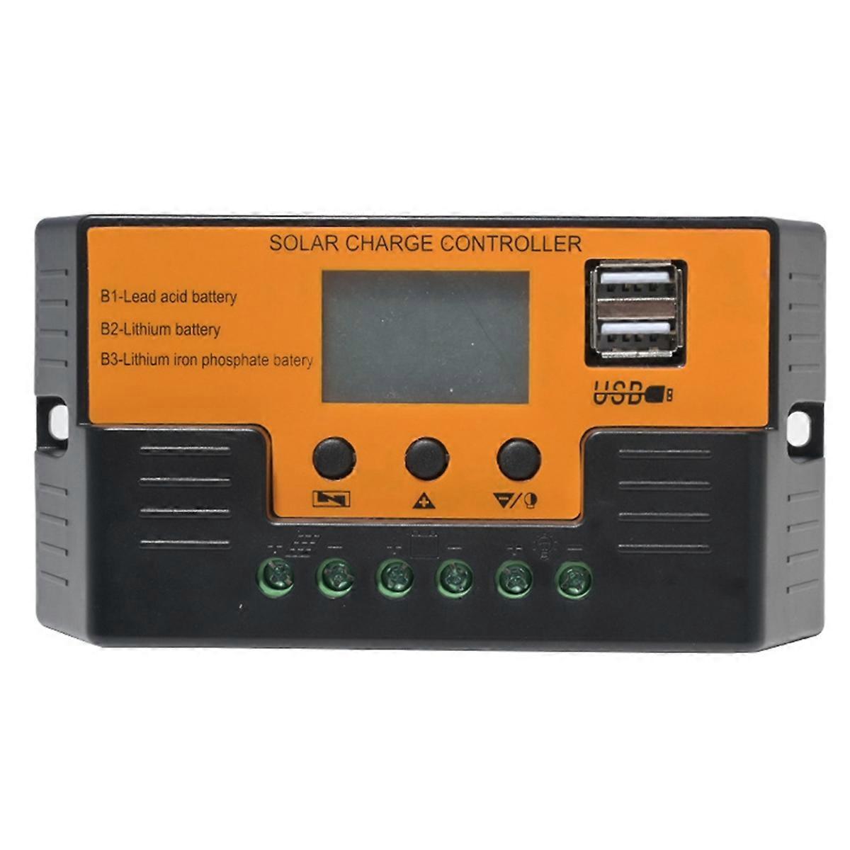 Solar Controller 12V/11.1V/12.8V with USB for Photovoltaic Power Generation 10A