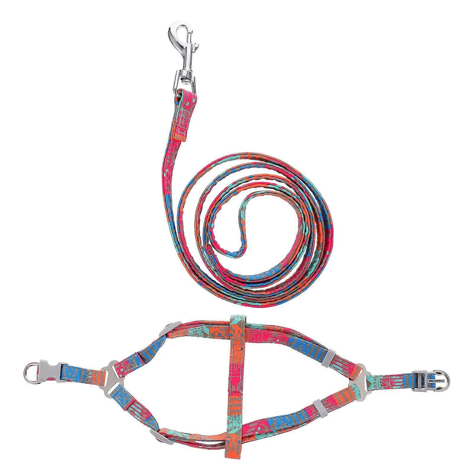 Pet Leash Dog Harness for Walking with 1Set Traction Rope Set