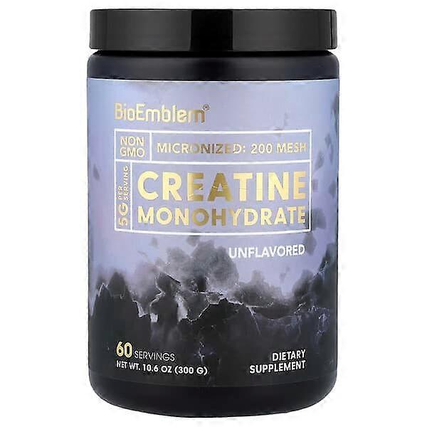 BioEmblem, Creatine Monohydrate, Unflavored, 10.6 oz (300 g)