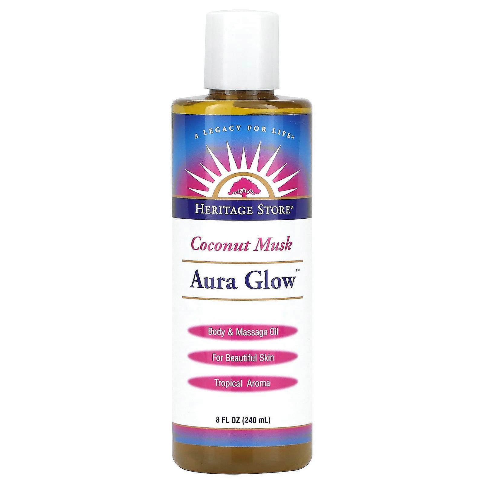 Aura Glow, Coconut Musk, 8 fl oz (240 ml)