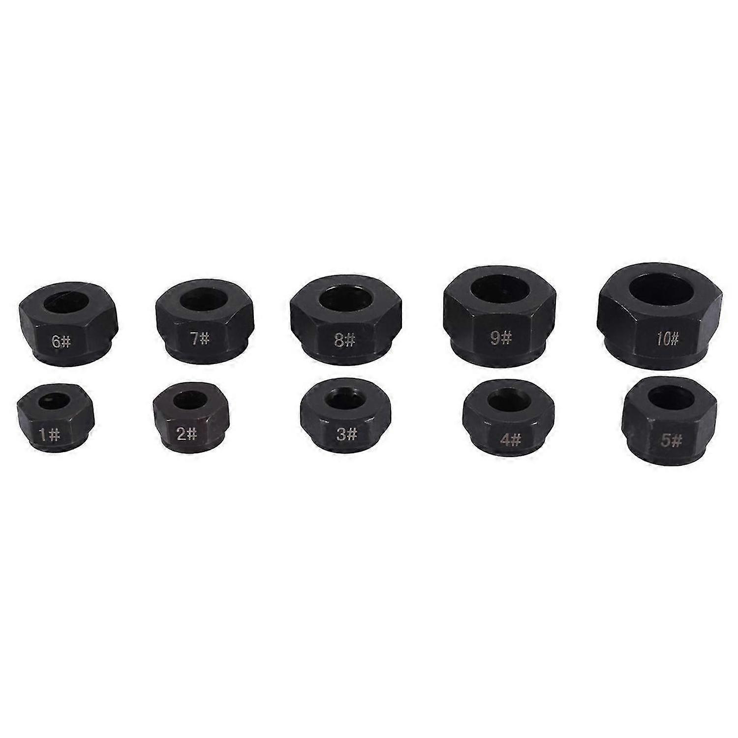 10Pcs Nut Bolt Remover Stud Extractor Set Metric Broken Bolt Removal Kit