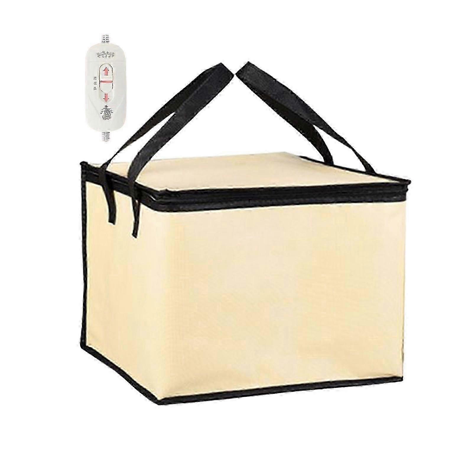 Caja de fermentación de masa 26-27, con controlador de temperatura y tiempo, con aislamiento de aluminio, de gran capacidad, para pan y pizza