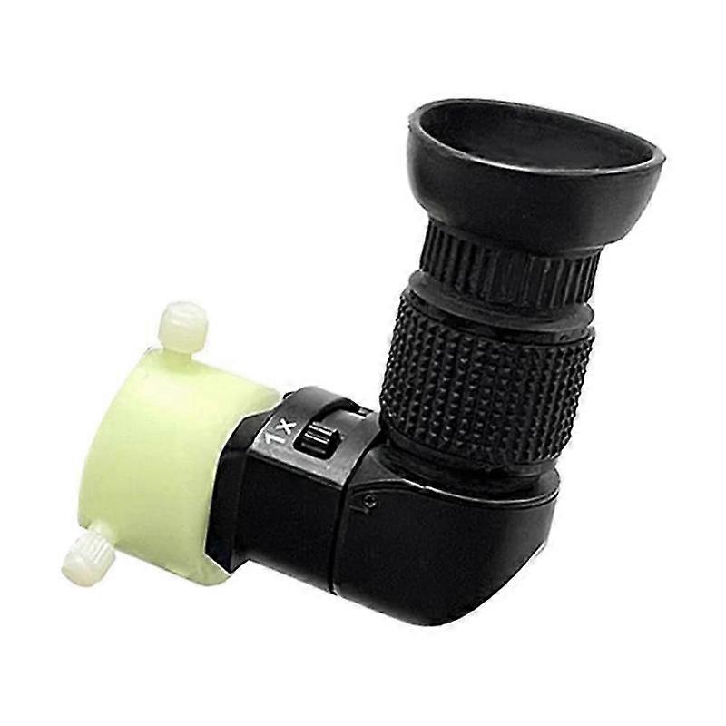 Right Angle Viewfinder with Adapter for Scope, Built-in Diopter and 360°Rotating for Doing Alignment