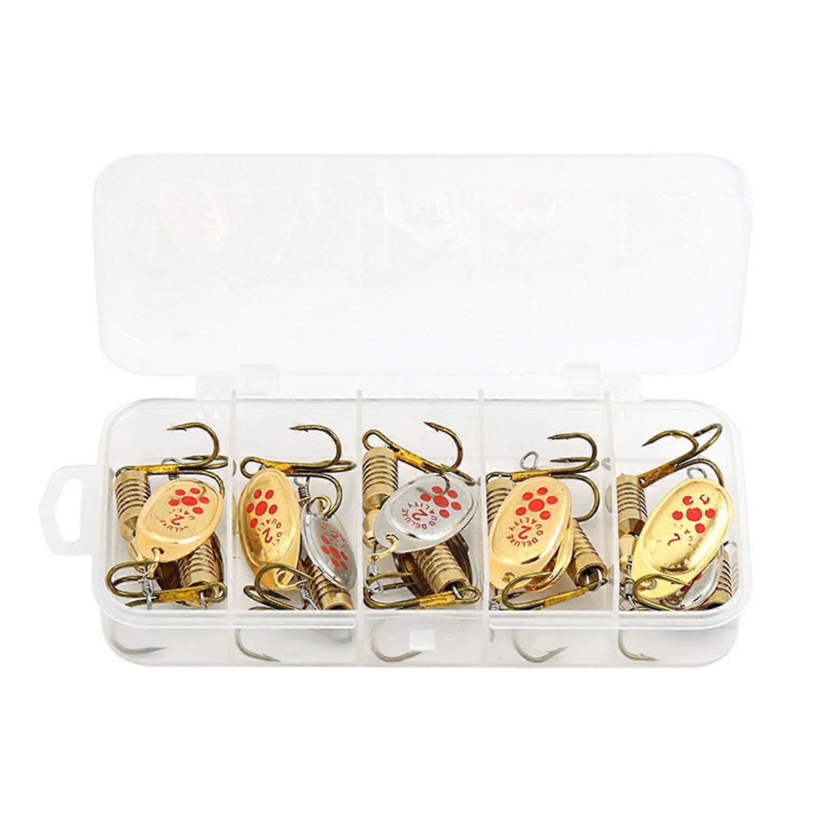 Artificial Bait Saltwater Spoons With Treble Hooks, Hard Metal Spinner Baits, Casting Spoon Lures