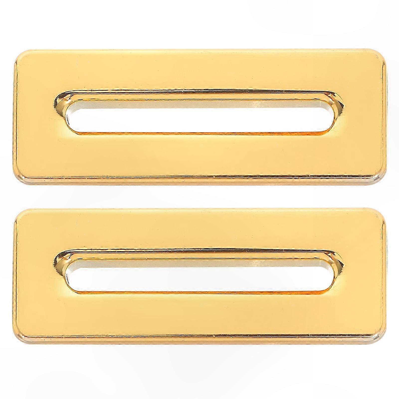 2pcs Zinc Alloy Basin Overflow Trim Rings for Kitchen & Vanity Sinks – Stylish, Versatile Overflow Covers for Bathroom Decor