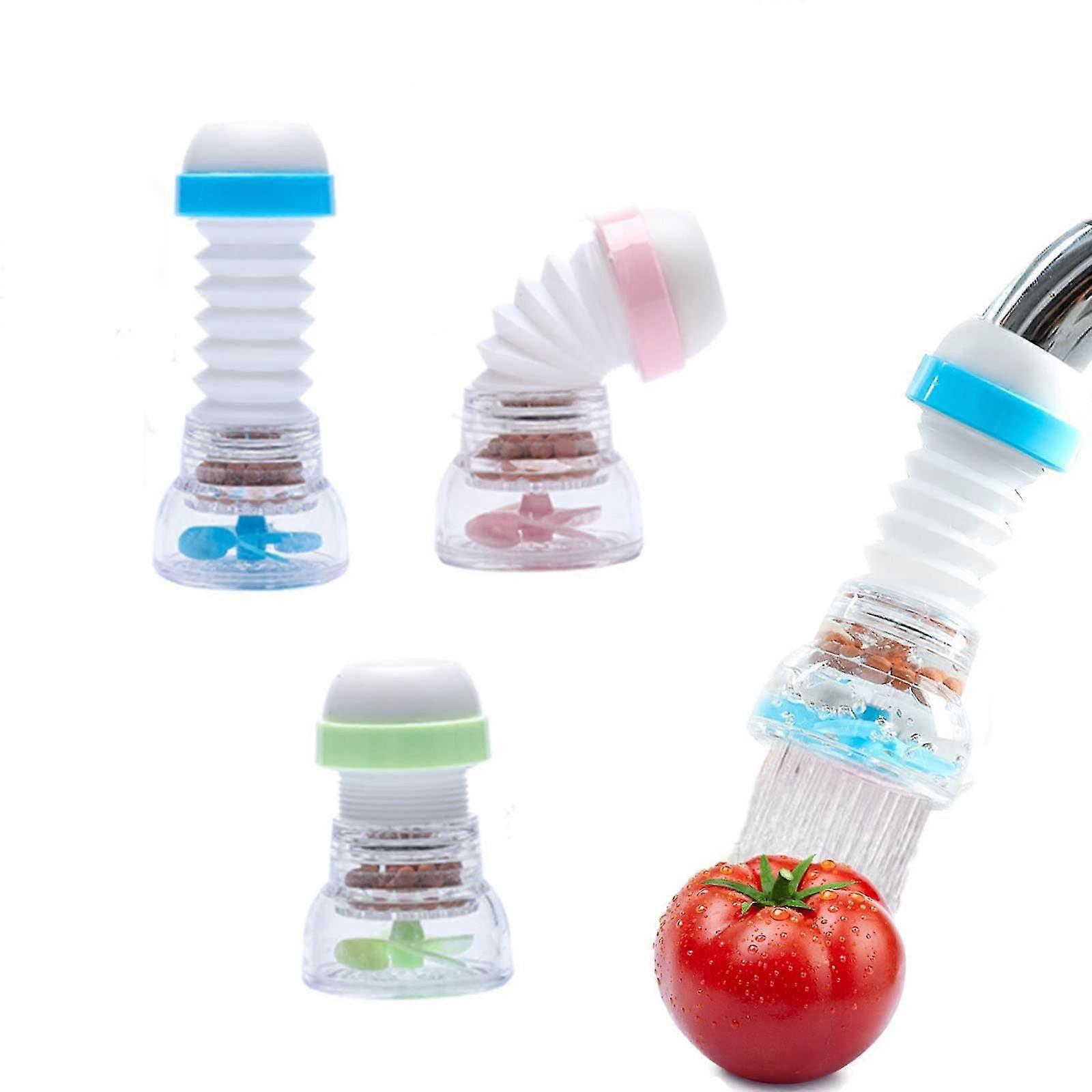 3 Pcs Rotating Faucet Nozzle, Household Water Filter, Splash-proof Faucet, Water Tap Extender, Faucet Head Filter For Kitchen