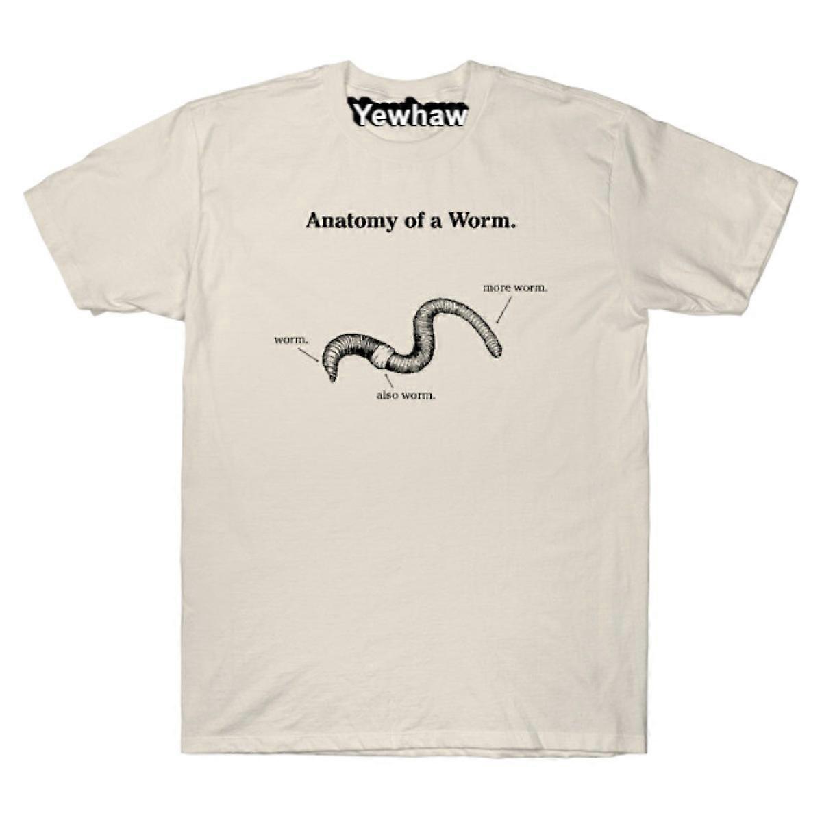 Anatomie červa - Lehké tričko Meme Tee