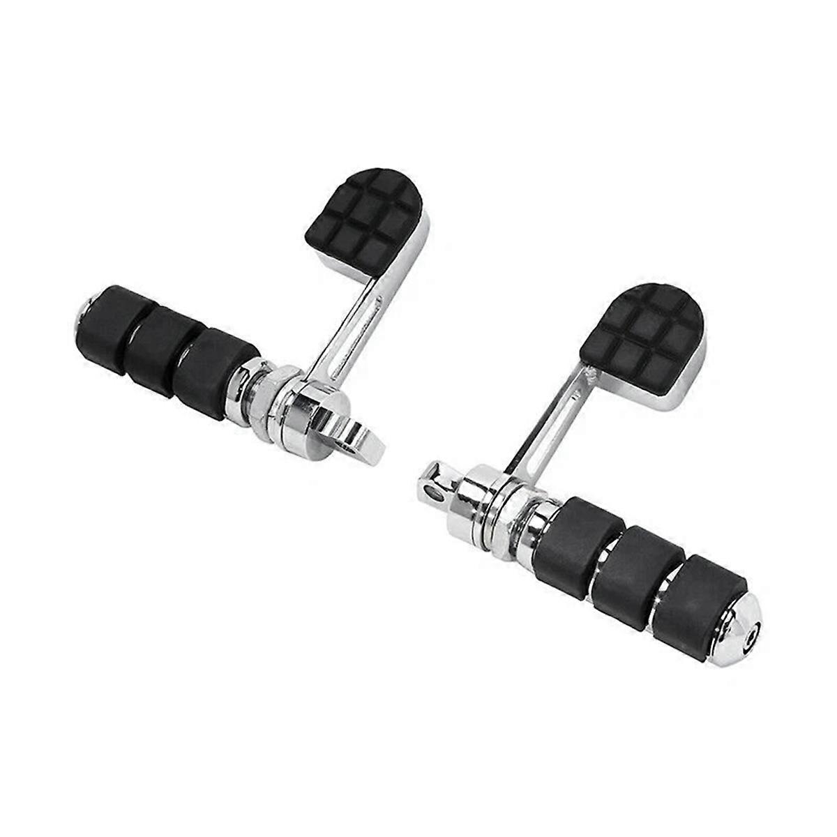 For XL 883 1200 48 72 Softail DYNA FXDF FAT BOB FXDC FXWG Footrest Bracket Set Heel Foot Rest Pegs