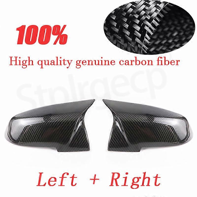 Applicable to Real Carbon Fiber Car Rear View Mirror Cover Cap For Bmw F20 F22 F30 F31 F32 F33 F36 F34 F35 I3 I3s x1 Side Mirror Cover Trim