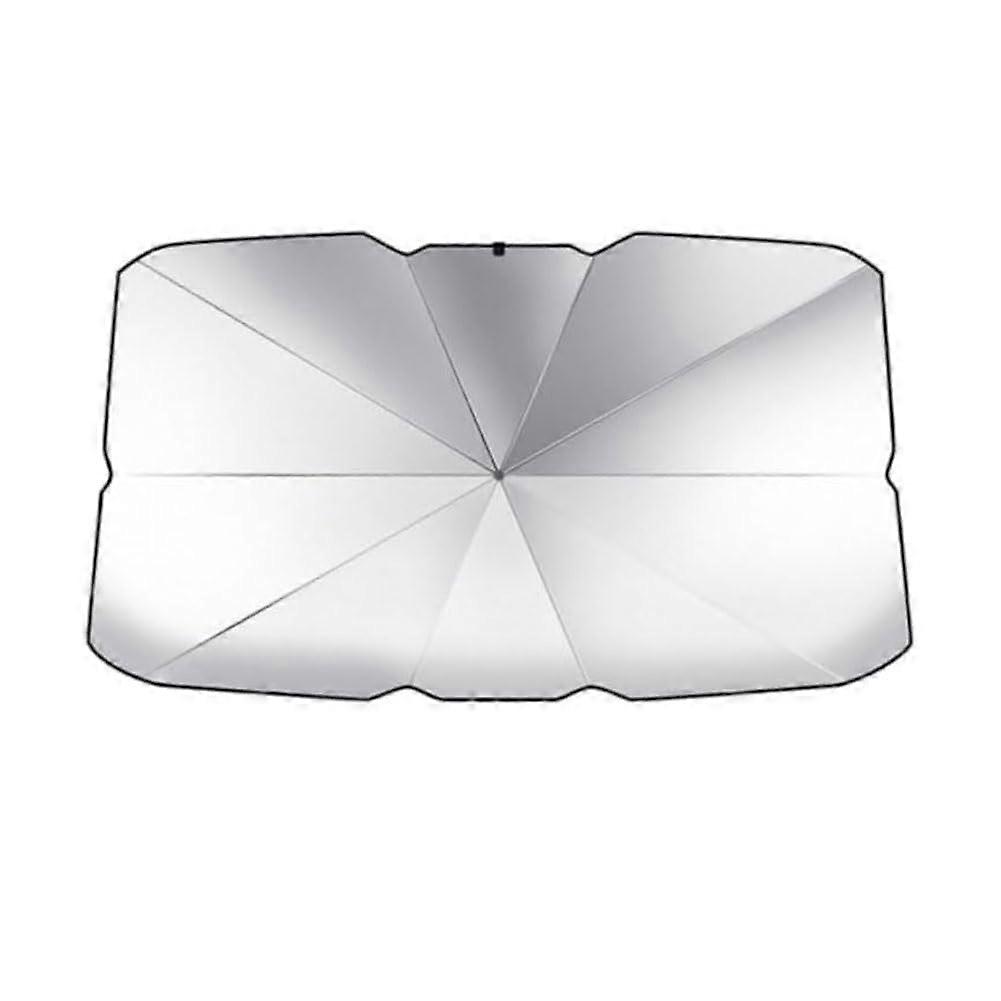 Car Windshield Sunshade Umbrella, Foldable Windscreen Sunshade 125x65 Cm, Blocks UV Rays