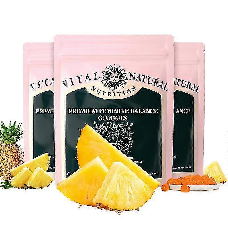 New Feminine Balance Gummies 60 Count Nutrition Gels & Chew