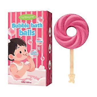 120g Bubble Bath Salt Balls (Fruit Scent) - Scented Bubble Bath Salt Balls, Gentle Bath Balls, Children's Toys, Multi-Foam Bath Bubbles