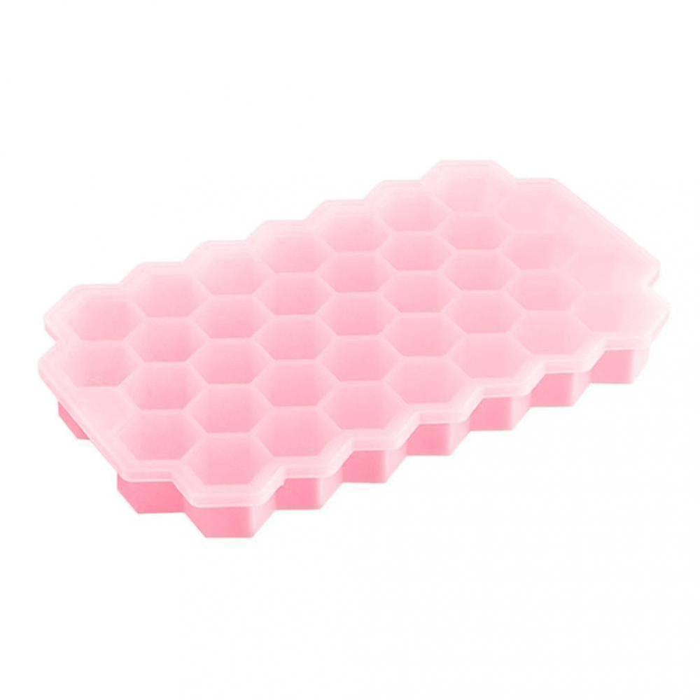 Cookware Sets Honeycomb Shape Ice-cube Maker Ice Tray Ice Trays Mold Storage Containers 2pcs