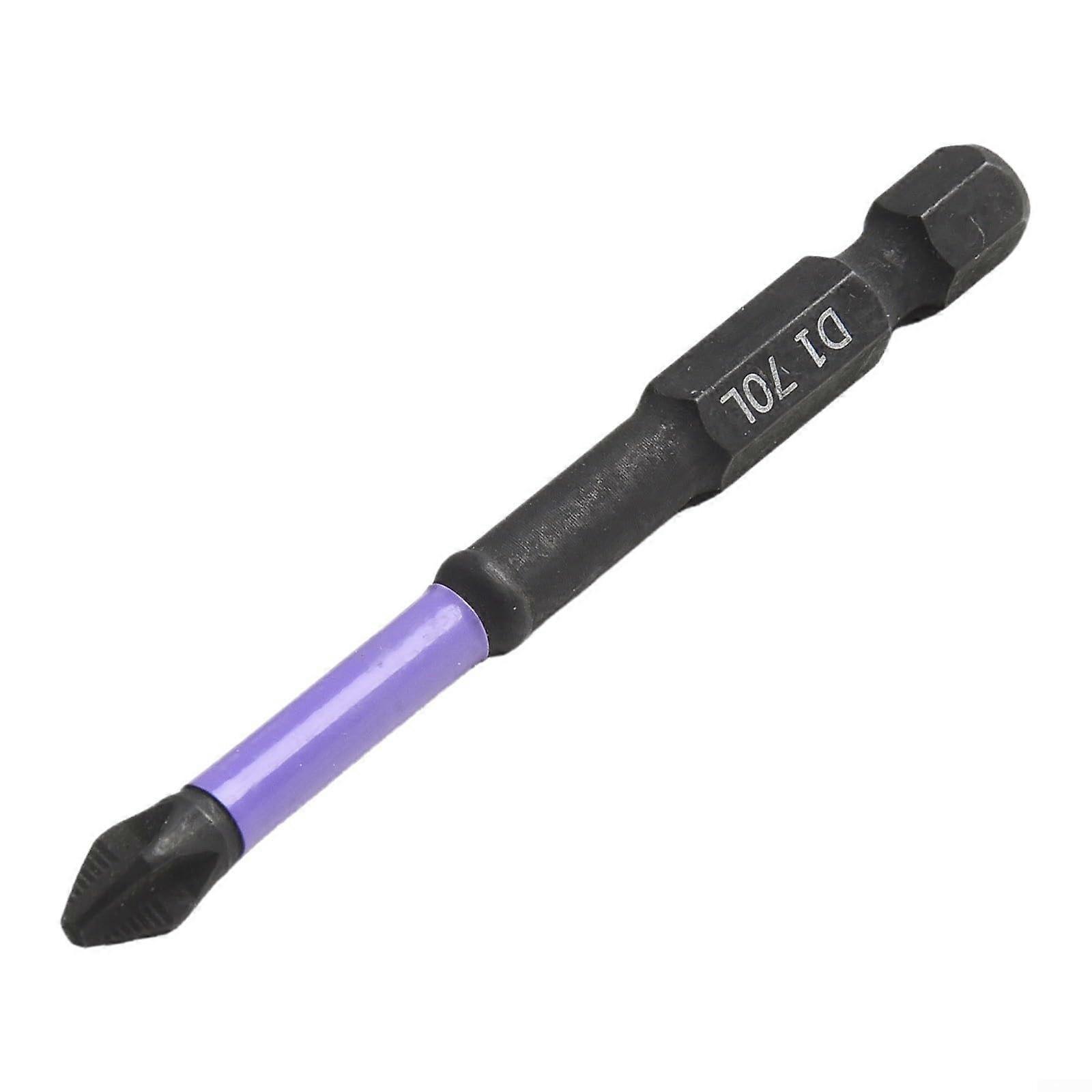 Magnetic For Head Bits PH2, HeavyDuty Cross Head Driver Set, Hardened Steel Screwdriver Attachments