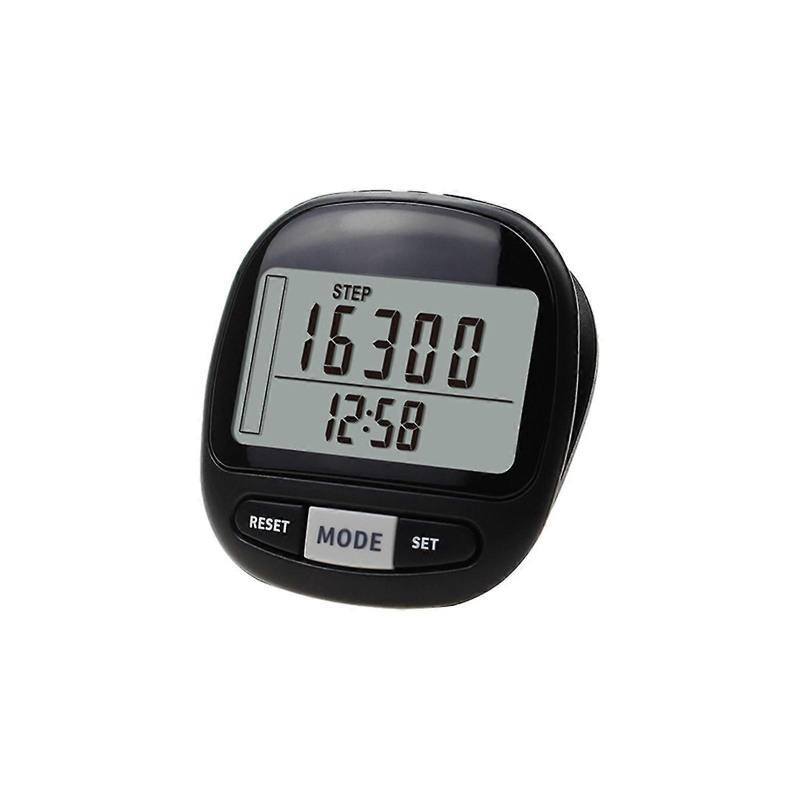 Pedometer For Walking LCD Digital Display Small Portable Step Counter For Walking With Clip And Strap Outdoor Travel Supplies Suitable For Most People