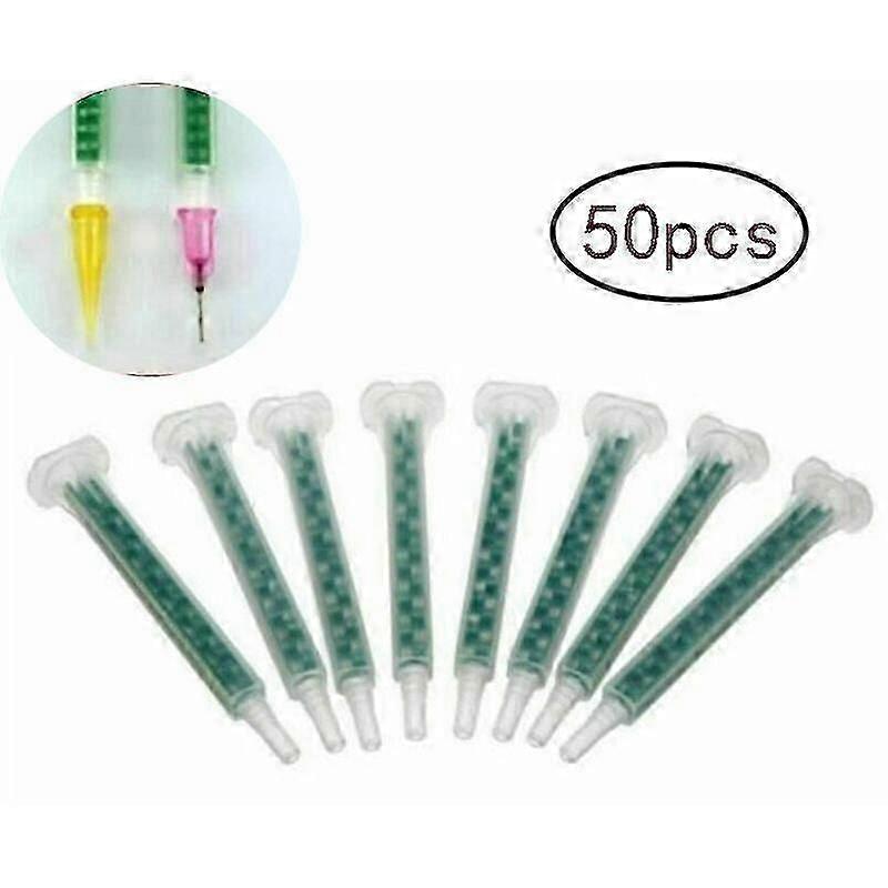 Mixing nozzles 50 pieces for epoxy glue replacement pack