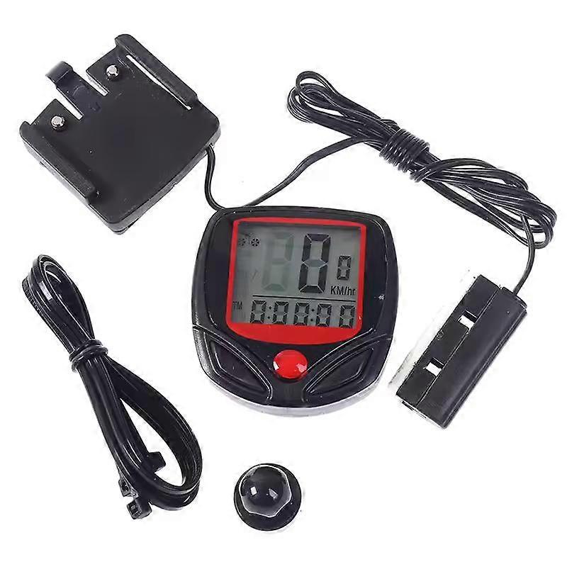 Waterproof Wired Digital Bike Ride Speedometer Odometer Bicycle Cycling Speed Counter Code Table Bicycle Accessories LCD Display