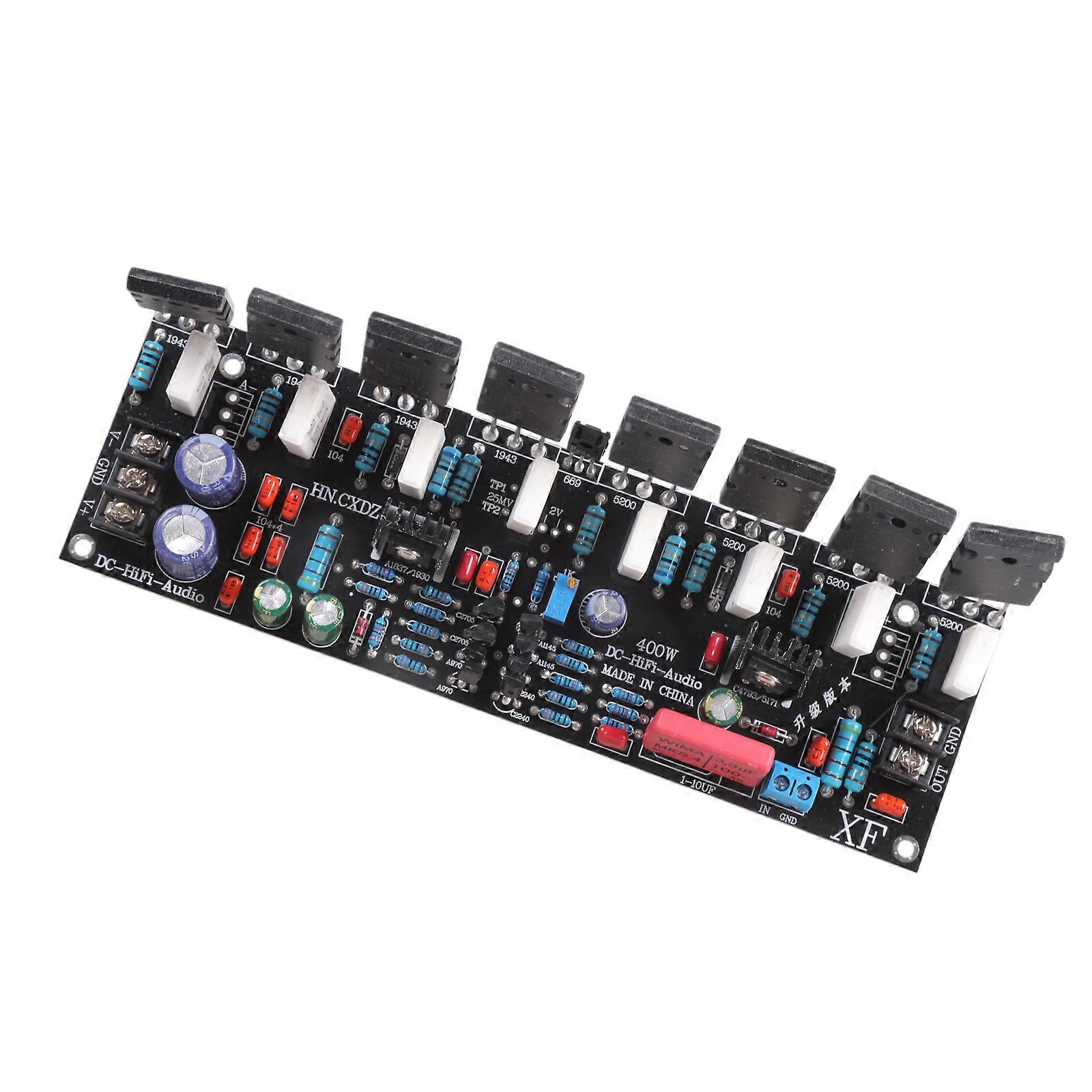 400W Mono Channel Power Amplifier with High Electric A970 C2240 Circuit Design Stable 300W Output for Powerful Bass Multicolor