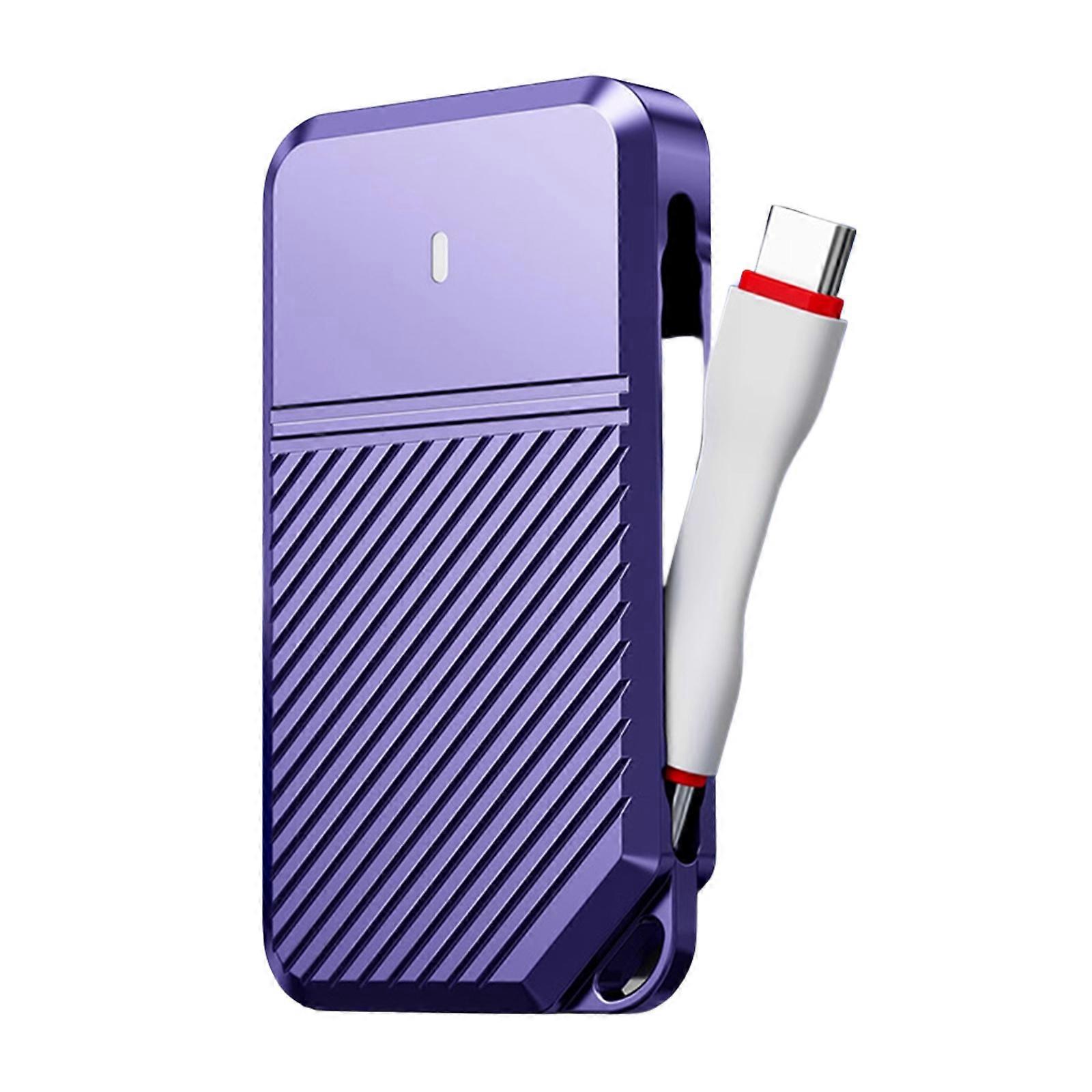 Aluminum Ssds Enclosure With Thermals Management Quick Installation Process 10Gbps File Transfer Hiddens Wire Storage Universal Use Multicolor