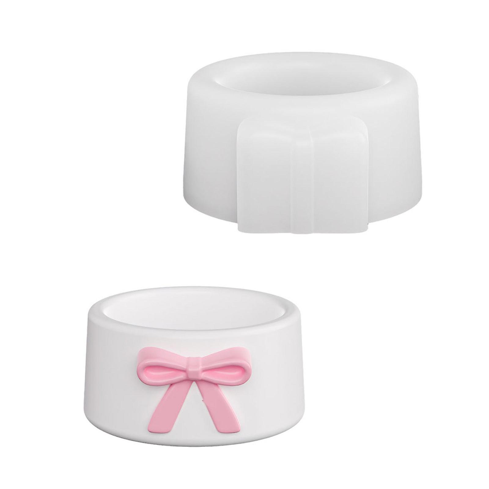 Tear Resistant Silicone Mold For Handmade Resin Bowknot Jars Custom Craft Projects Gift Making Accessories Multicolor