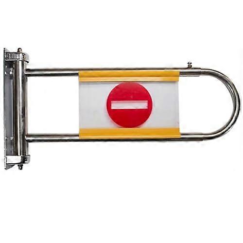 Automatic Closing Safety Gate with SpringLoaded Swing for Supermarkets and Warehouse Entrances