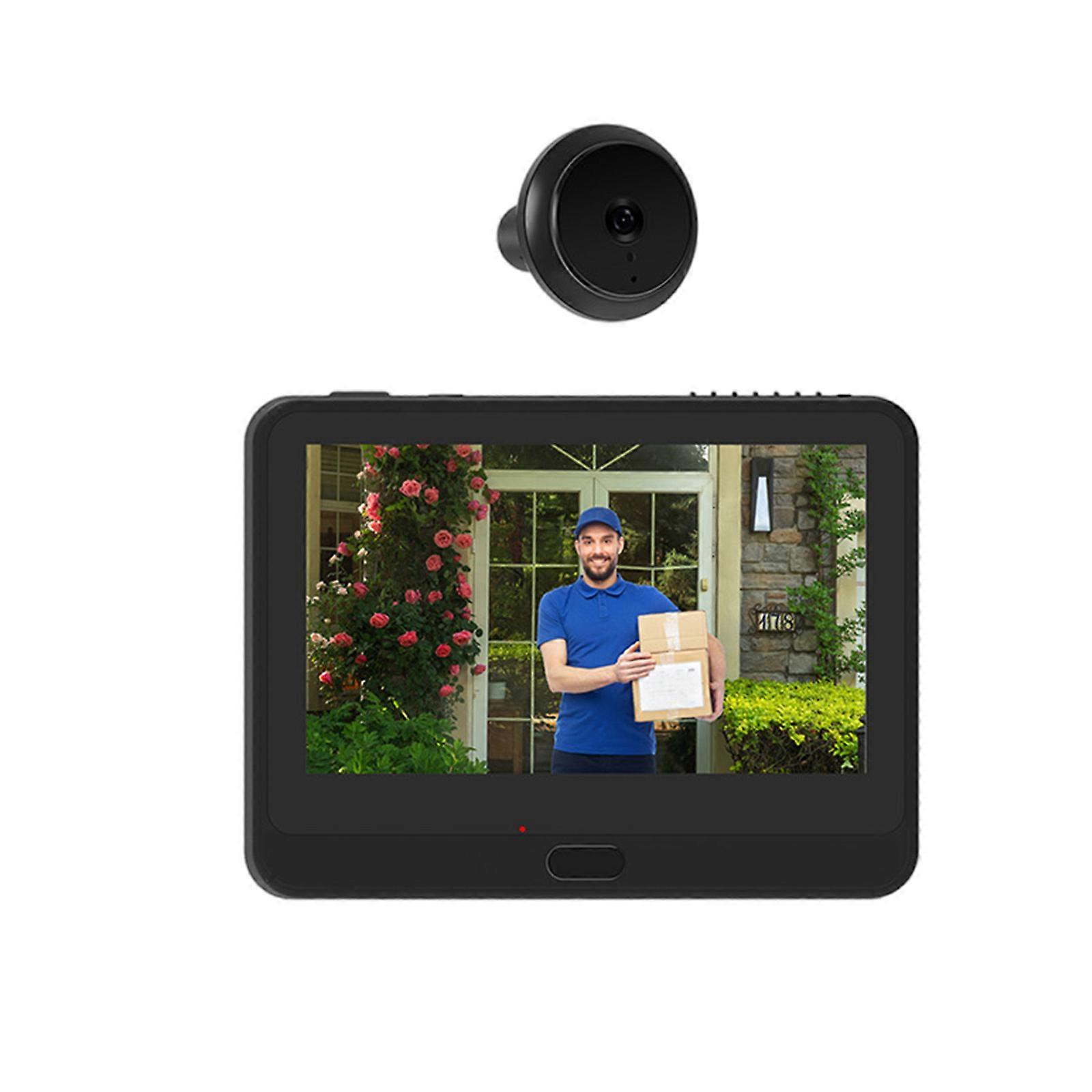 Intelligent Doorbell Camera System Remote Monitoring 2 Way Communication 70 Degree Viewing Angles for Home Security Multicolor