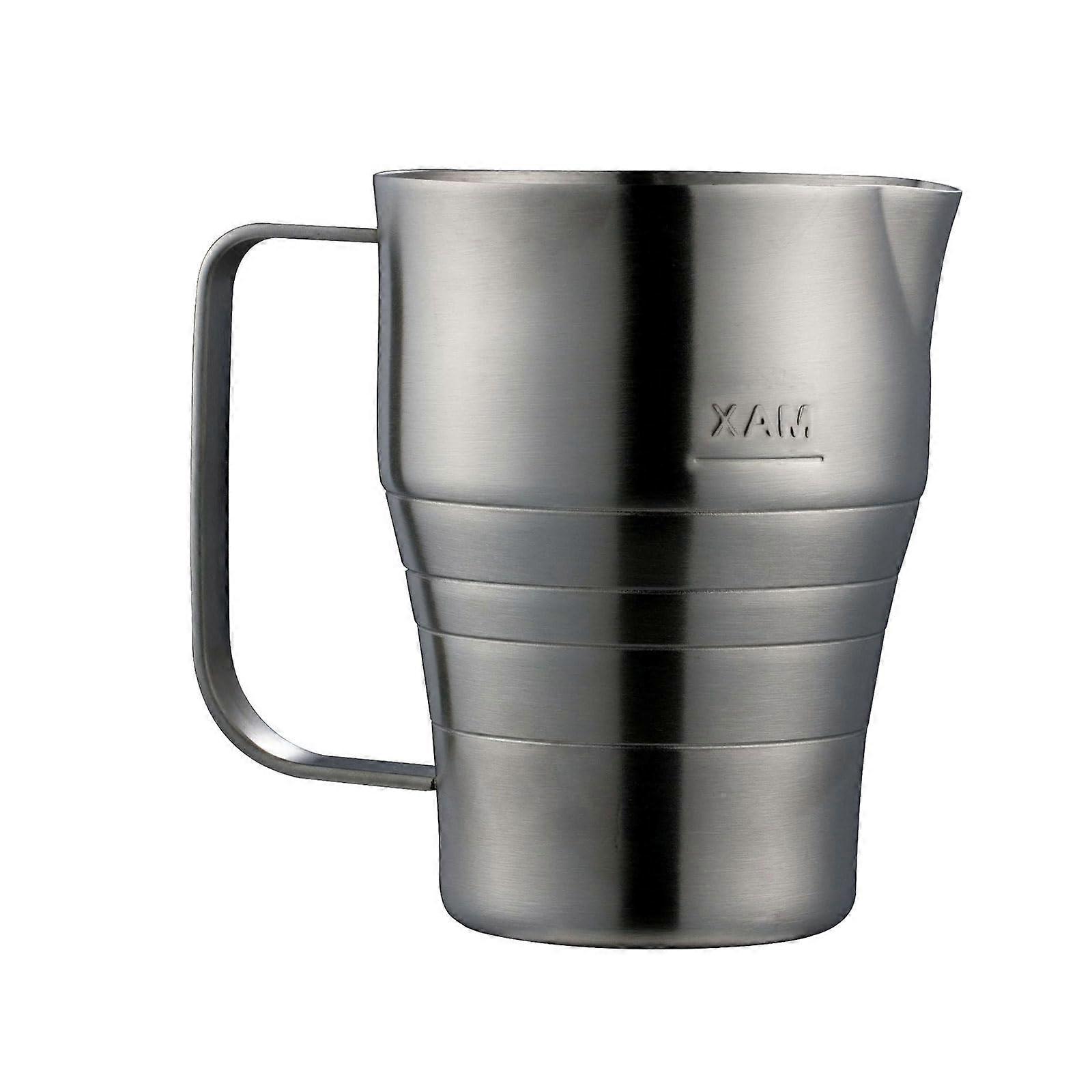 Milk Frothing Pitcher 900ml Stainless Steel with Ergonomic Handle for Latte Art and Hot Chocolate