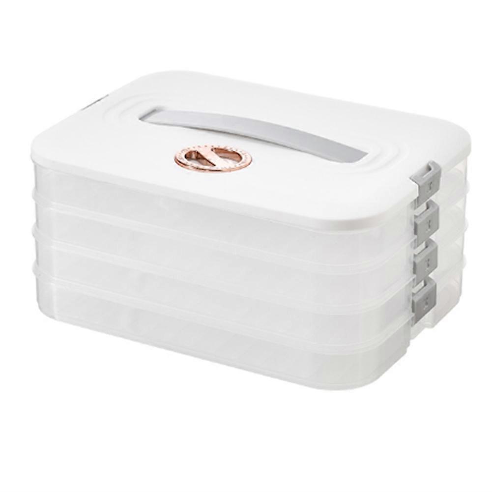 Dumplings Box Storage Box Refrigerator White