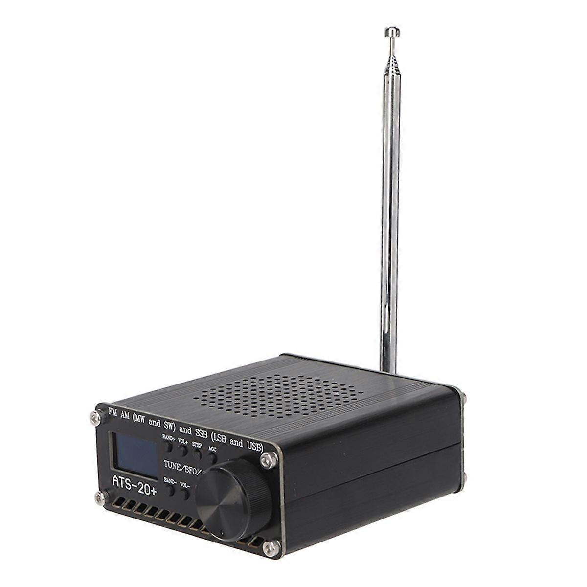 ATS 20+ Radio Receiver Easy to Read World Band Digital Receiver Professional Light Weight for Home f