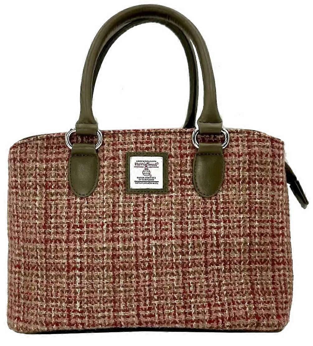 Maccessori Harris Tweed Top Handle Bag - Maple Red