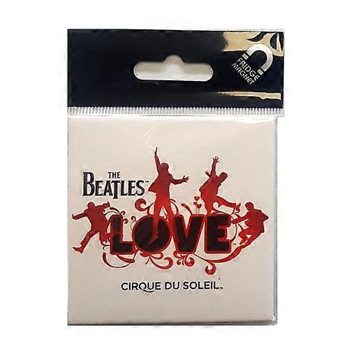 Beatles Love Logo Kylskåpsmagnet