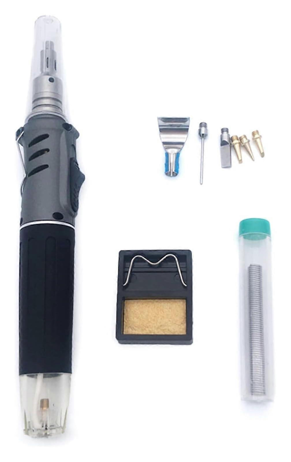 Soldering Iron Kit 10in1 Adjustable Temperature 01300℃ Stainless Steel Welding Torch for Electronics