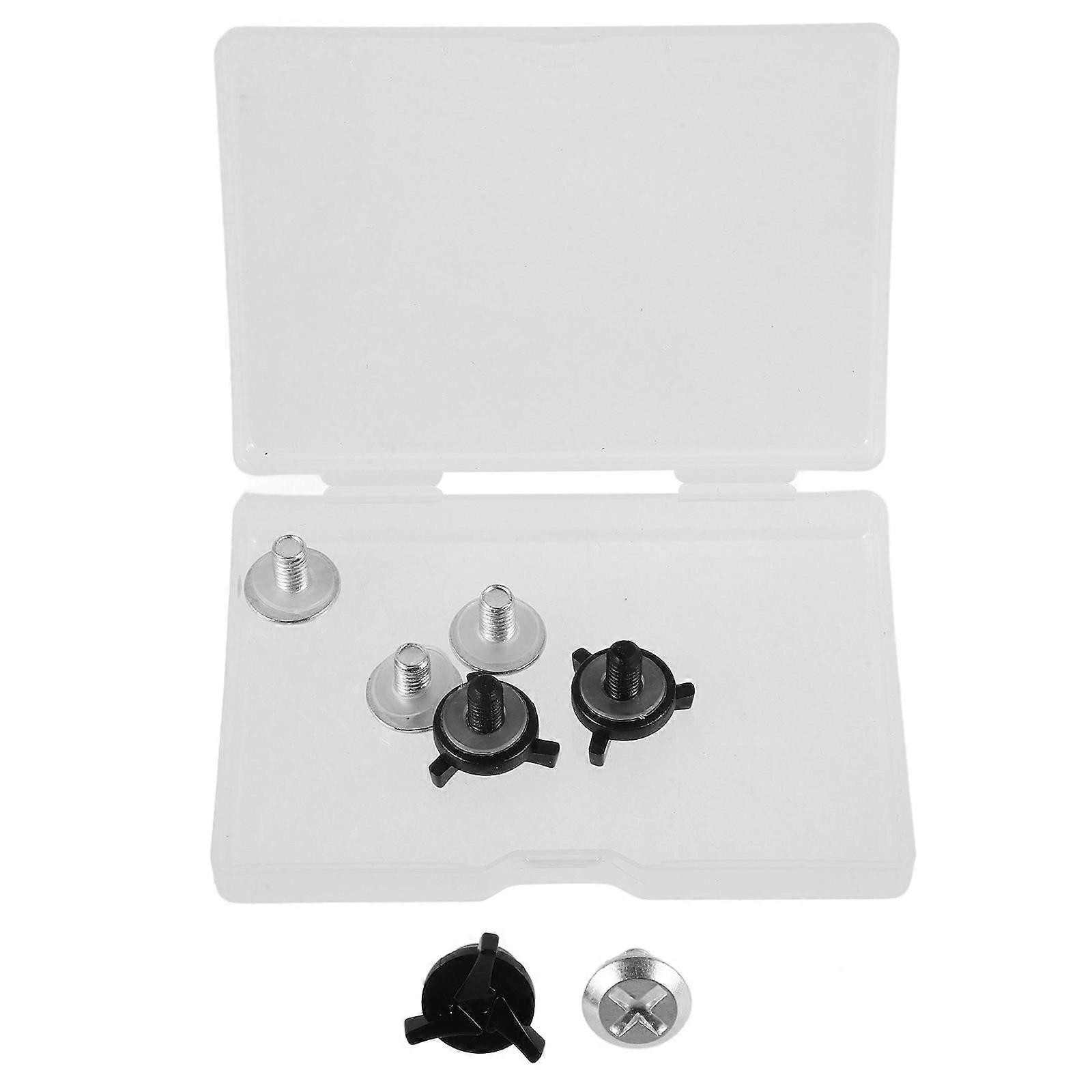 Black Motorcycle Visor Screws for DIY with ABS Material and Secure Fit 1 Set