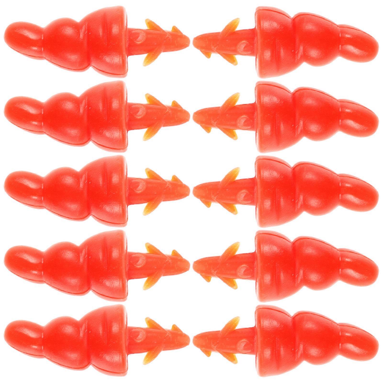 Christmas Snowman Nose for Craft Making 100Pcs Plastic Material