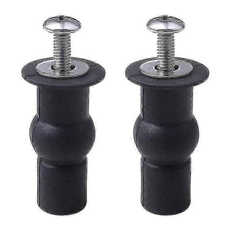 1Set Charnières De Siège De Toilette Fixations De Trou Borgne Écrous D’expansion Top Vis En Caoutchouc