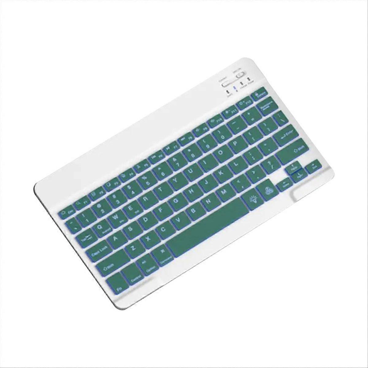 10inch Backlit Keyboard Bluetooth Protable Mini Mute Keyboard E