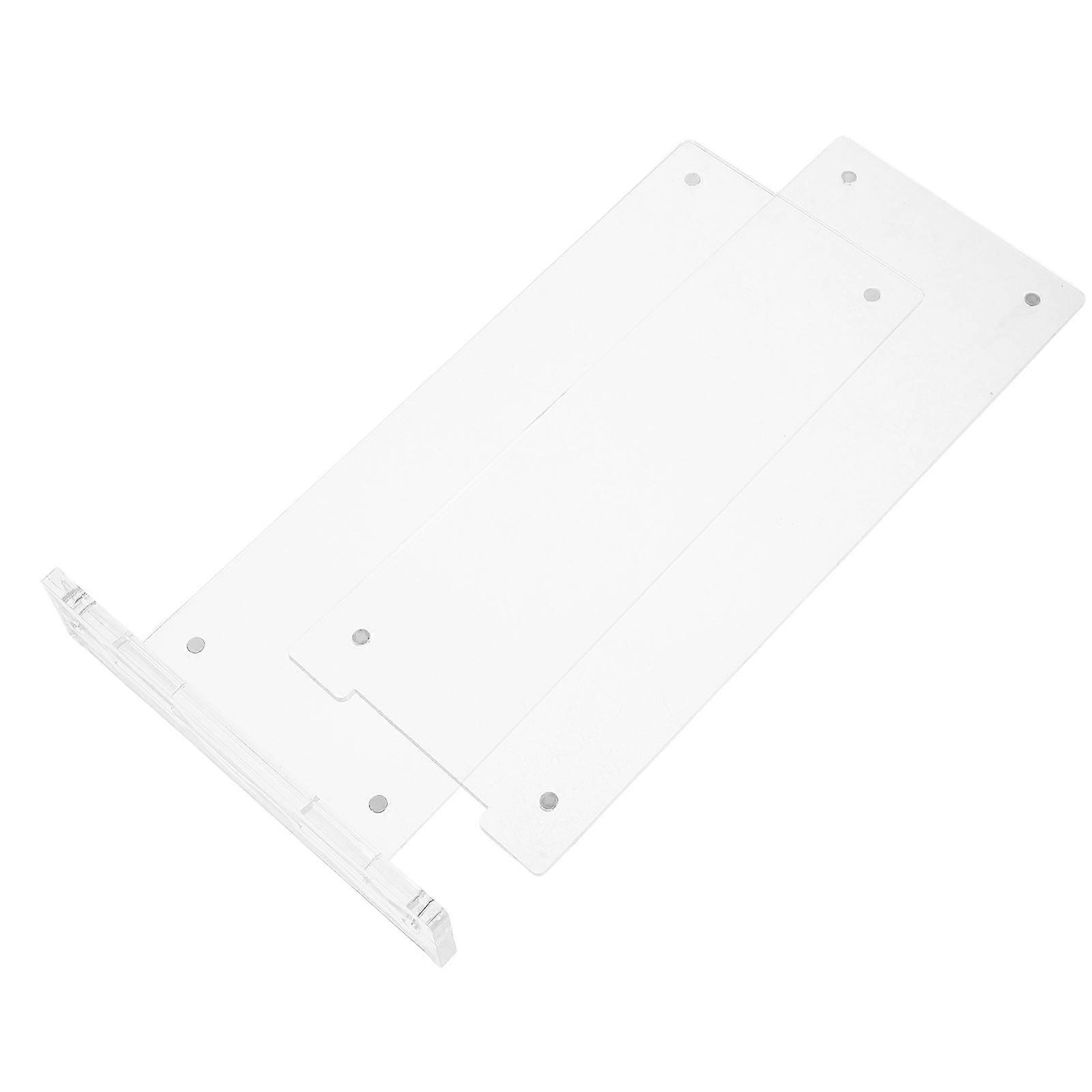 Transparent Acrylic Office Door Sign for Office with Replaceable Cards