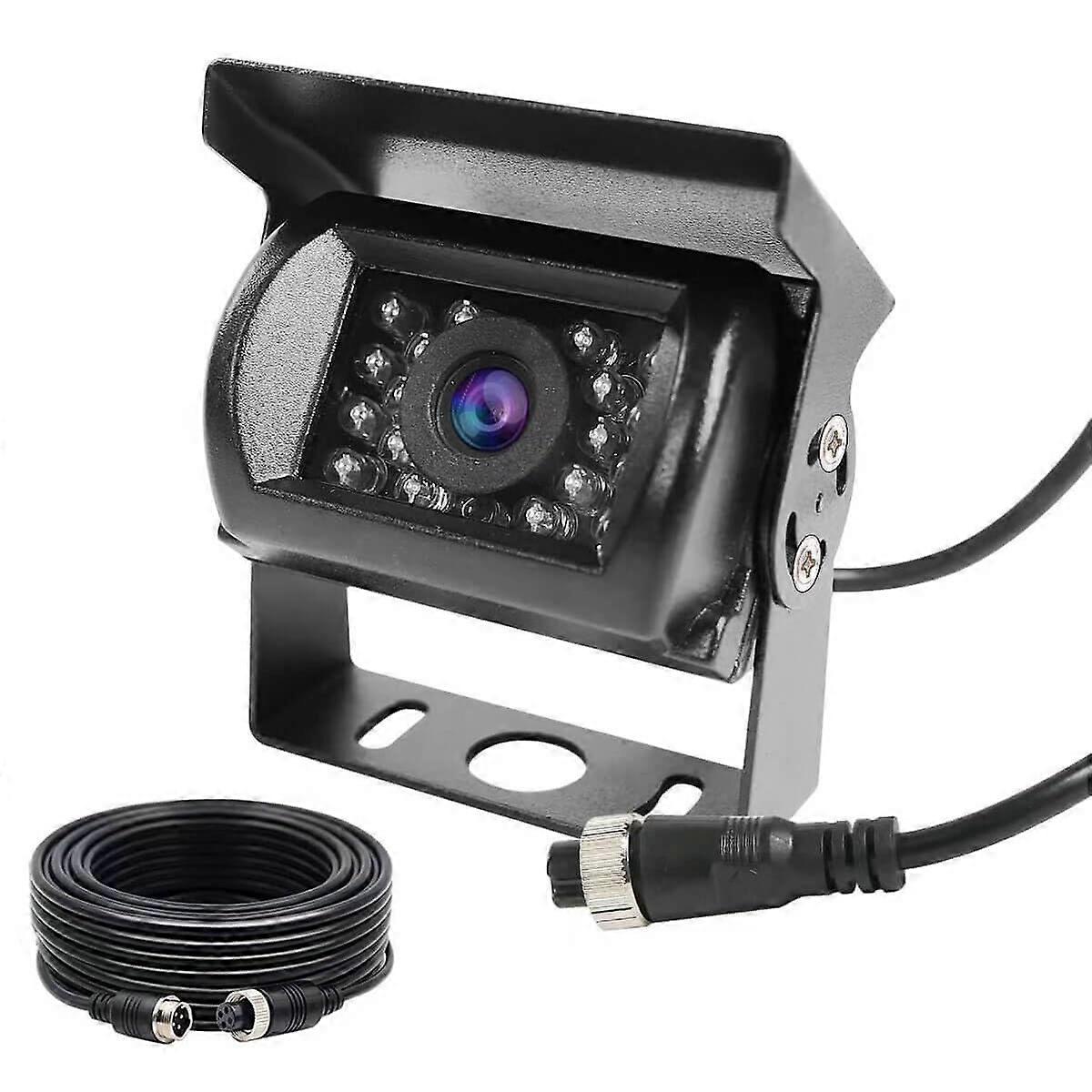 Rear View Camera with 360° Rotation, HD Night Vision, IP69K Waterproof, 10m Cable for Truck RV