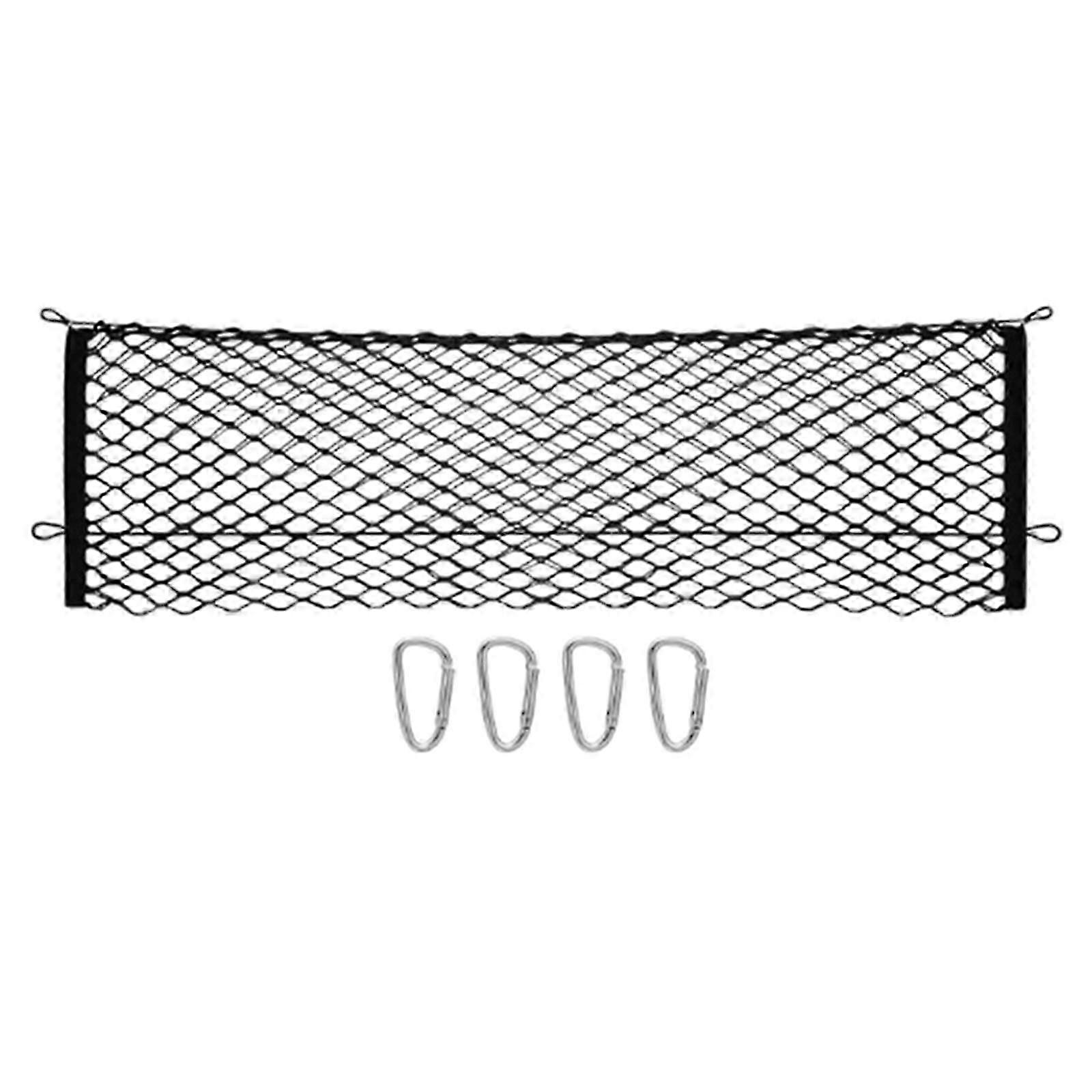 Upgraded Rear Cargo Net Simple & Practical Storage Solution Large Storage Net Easy to Use Solution for Various Vehicles