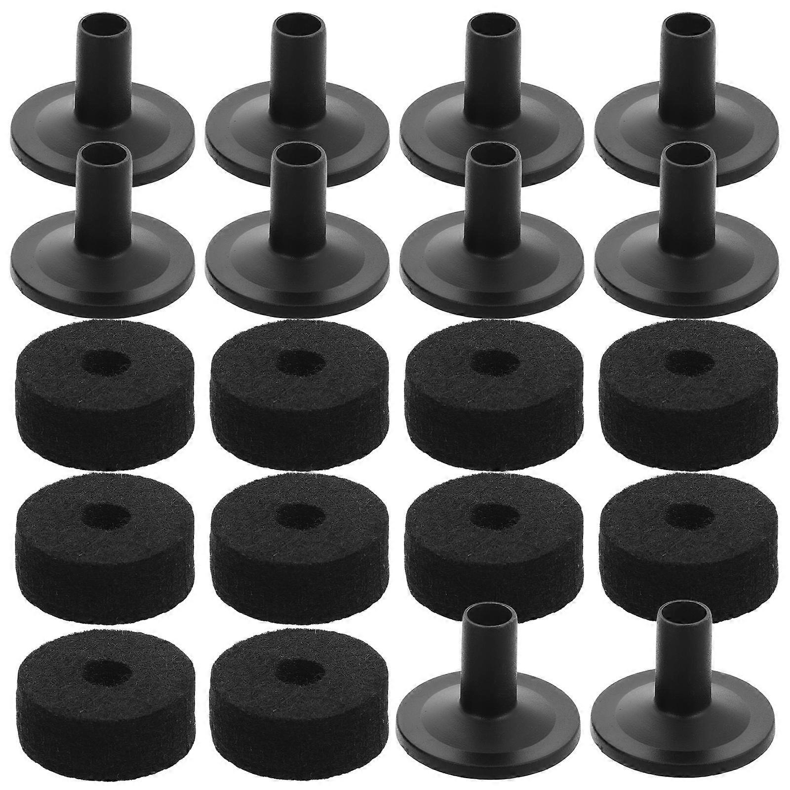 Cymbal Stand Sleeve with Felt Pad Replacement for 1Set Drum Accessory