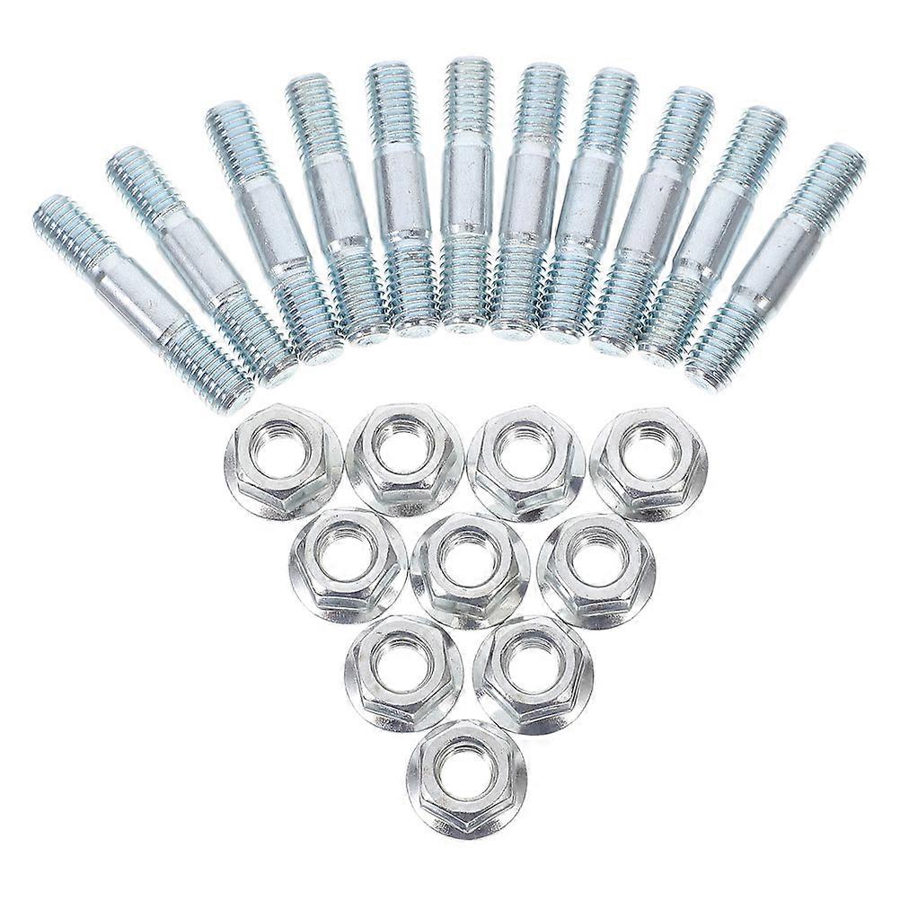 Double Ended Stud Screws and Nuts for Chainsaw Bar 15Sets Maintenance