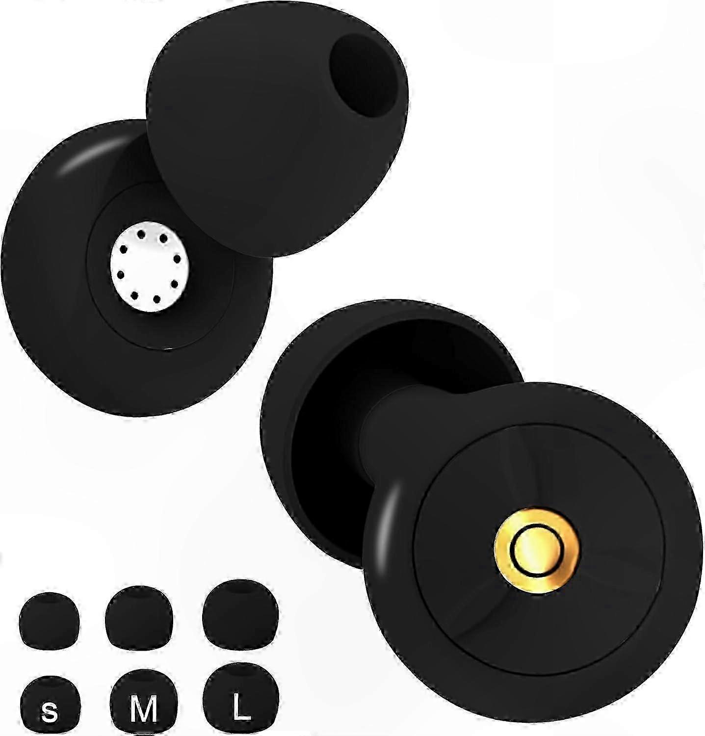 Silicone Ear Plugs for Sleeping, Noise Reduction 28dB, Reusable Concert Earplugs