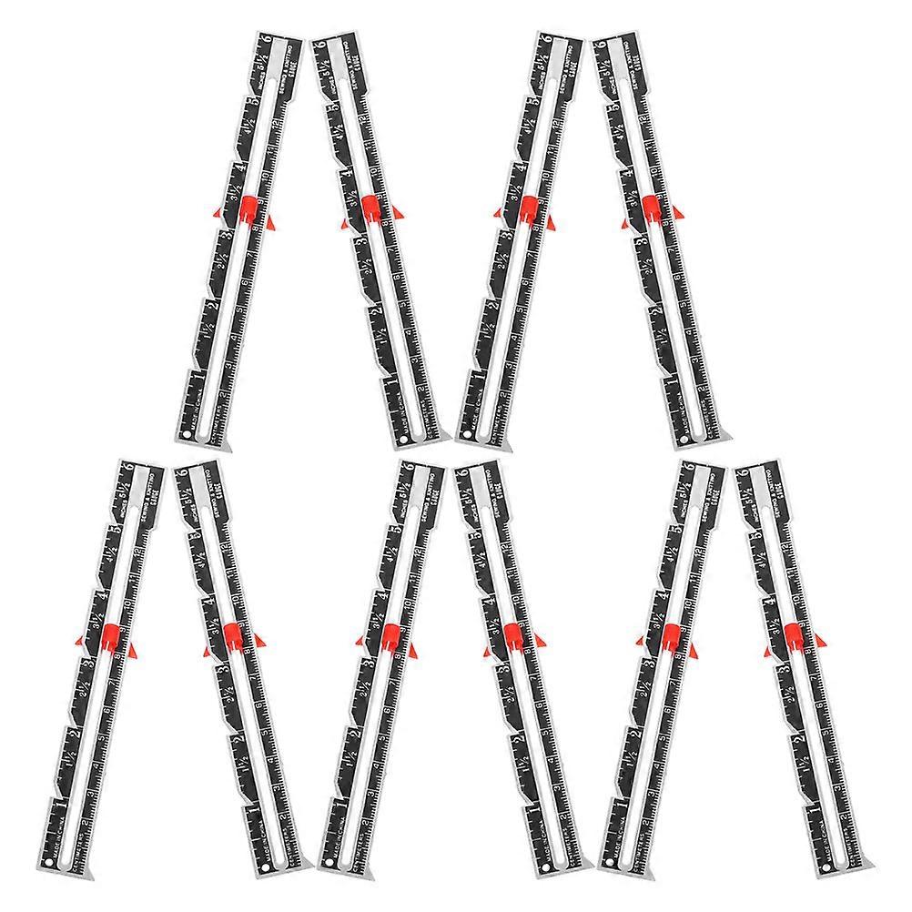 Quilters Ruler Sewing Measuring Gauge for Precise Seam Guide 50Pcs