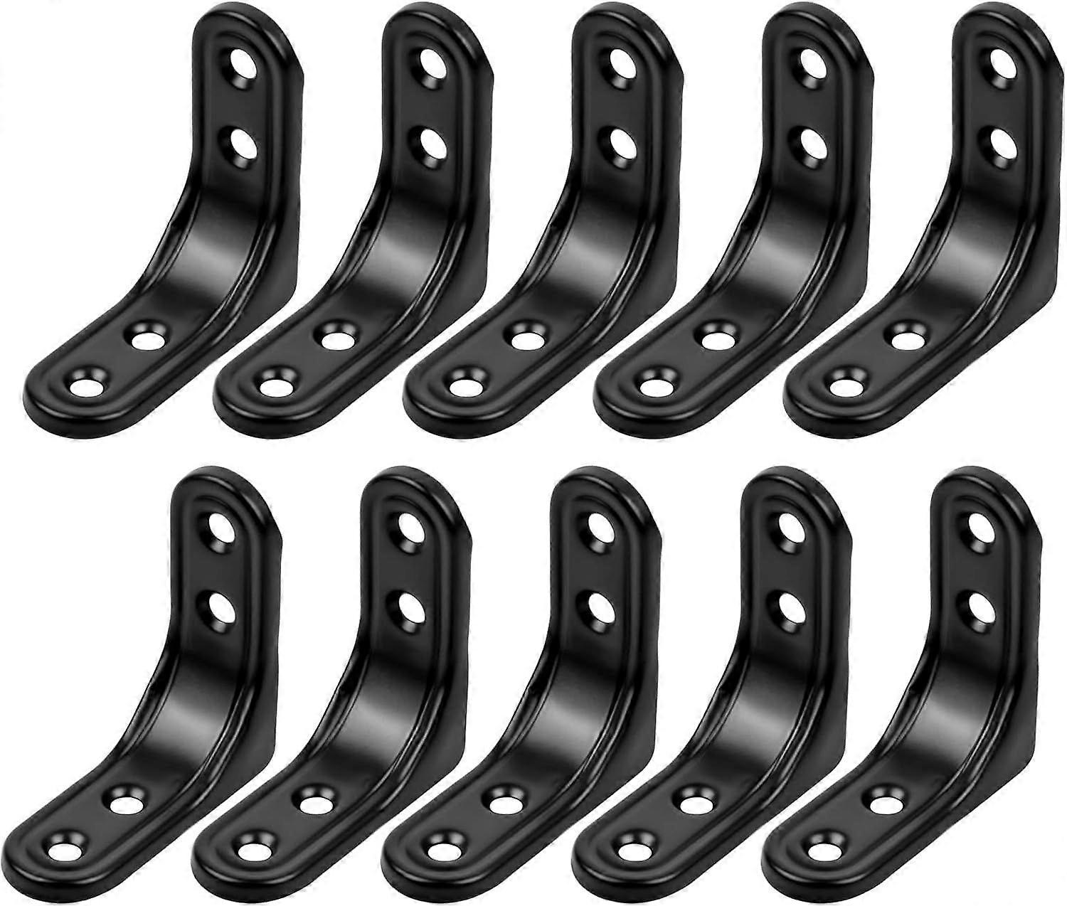 10 Pcs Corner Brackets 50x50mm Right Angle Assembly Brackets Metal Fixing