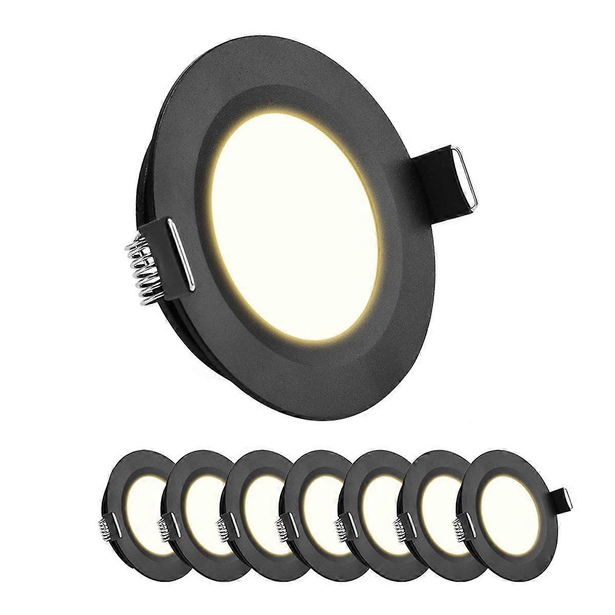 8 Pack RV Recessed Ceiling Lights Dimmable LED Puck Lights Warm White