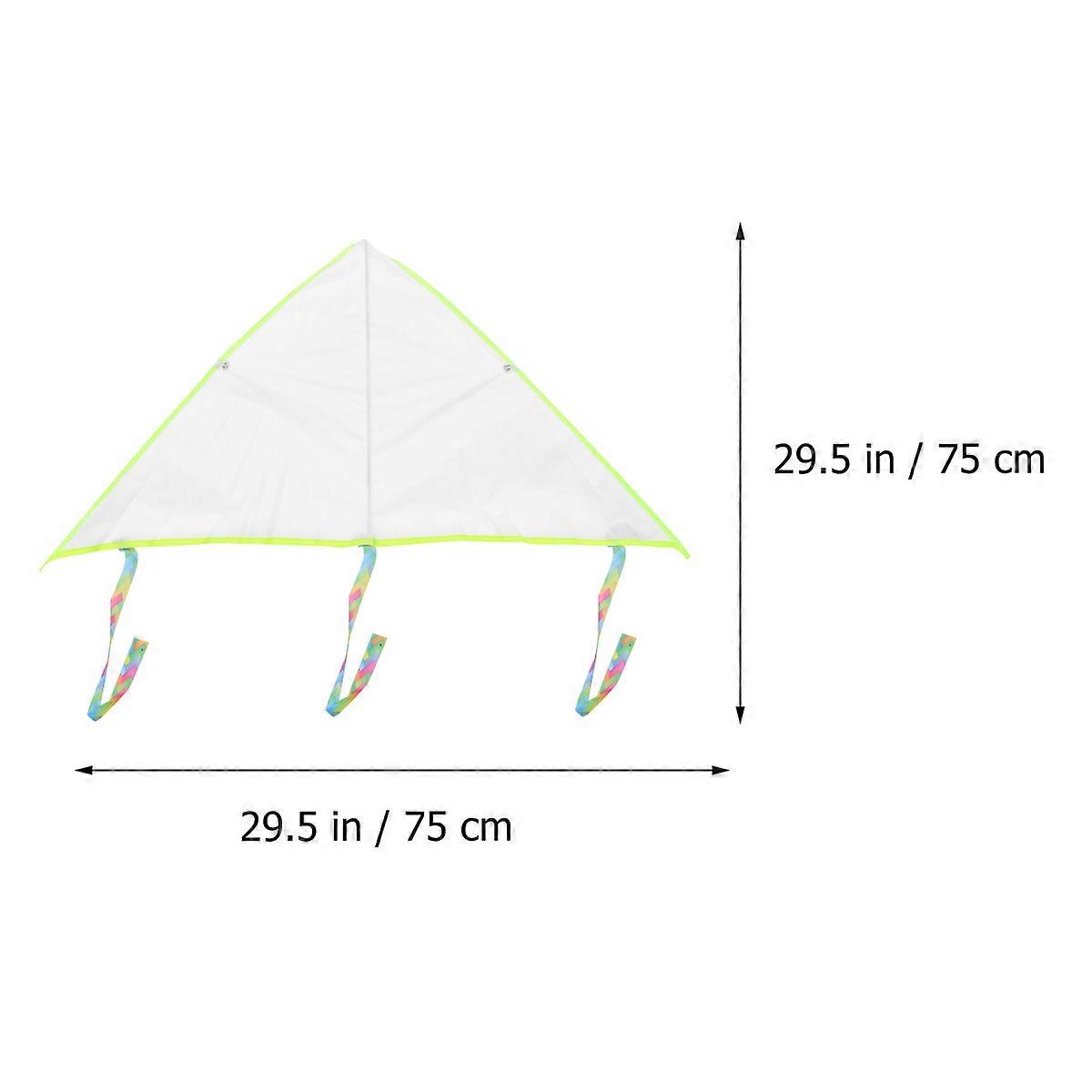 DIY Graffiti Kite for Kids Playing with Workmanship and Polyester Material 75x75cm
