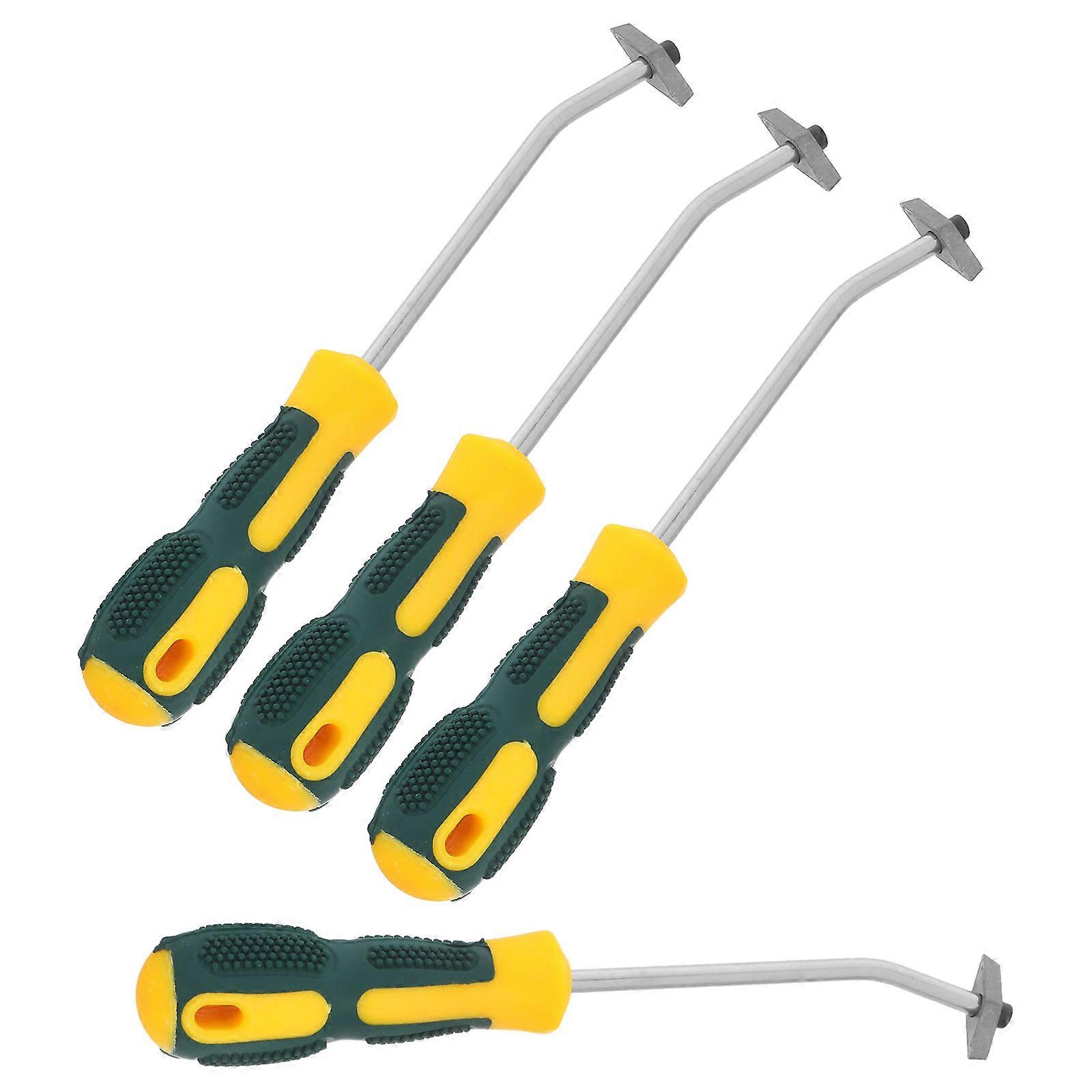 Tile Grout Removal Tool 4Pcs for Durable Grout Scraping in Home Renovations
