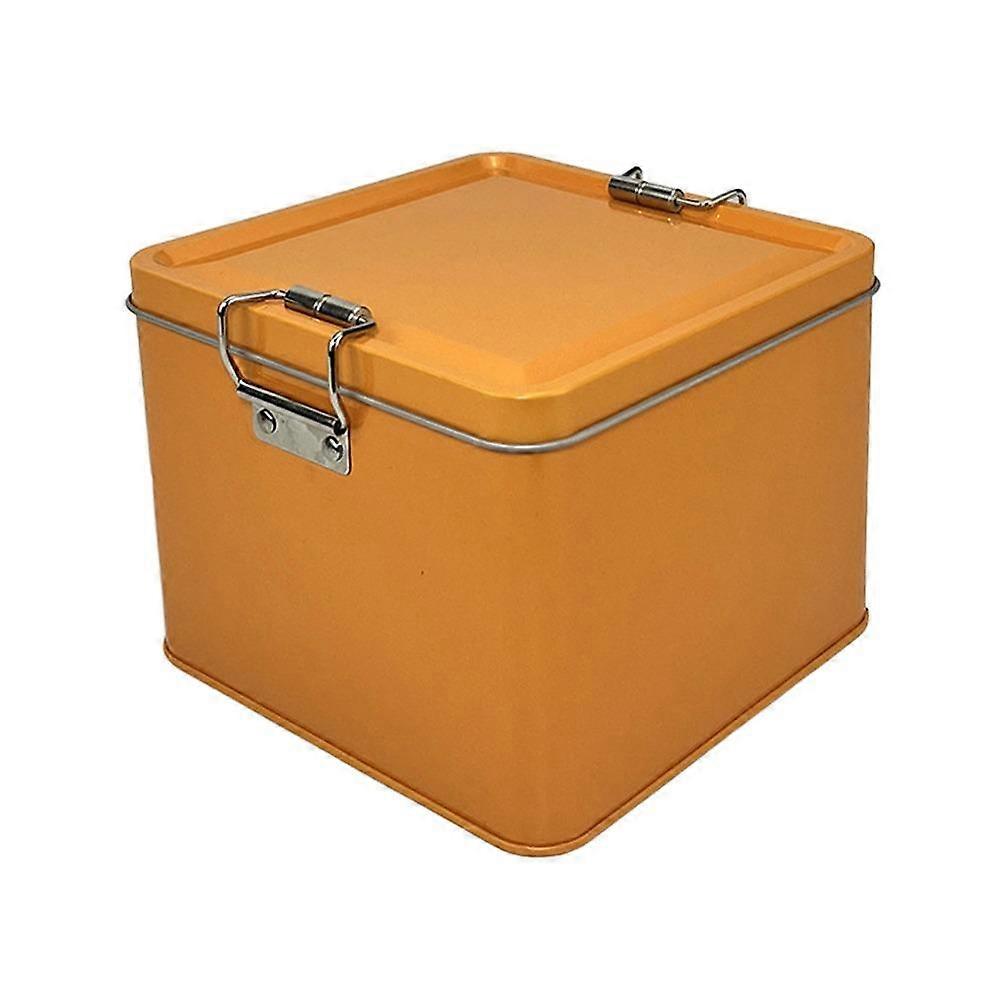 Multicolor Metal Storage Box Square Cake Packaging Box Candy Box  Tea Candy Cookies Cake Biscuits