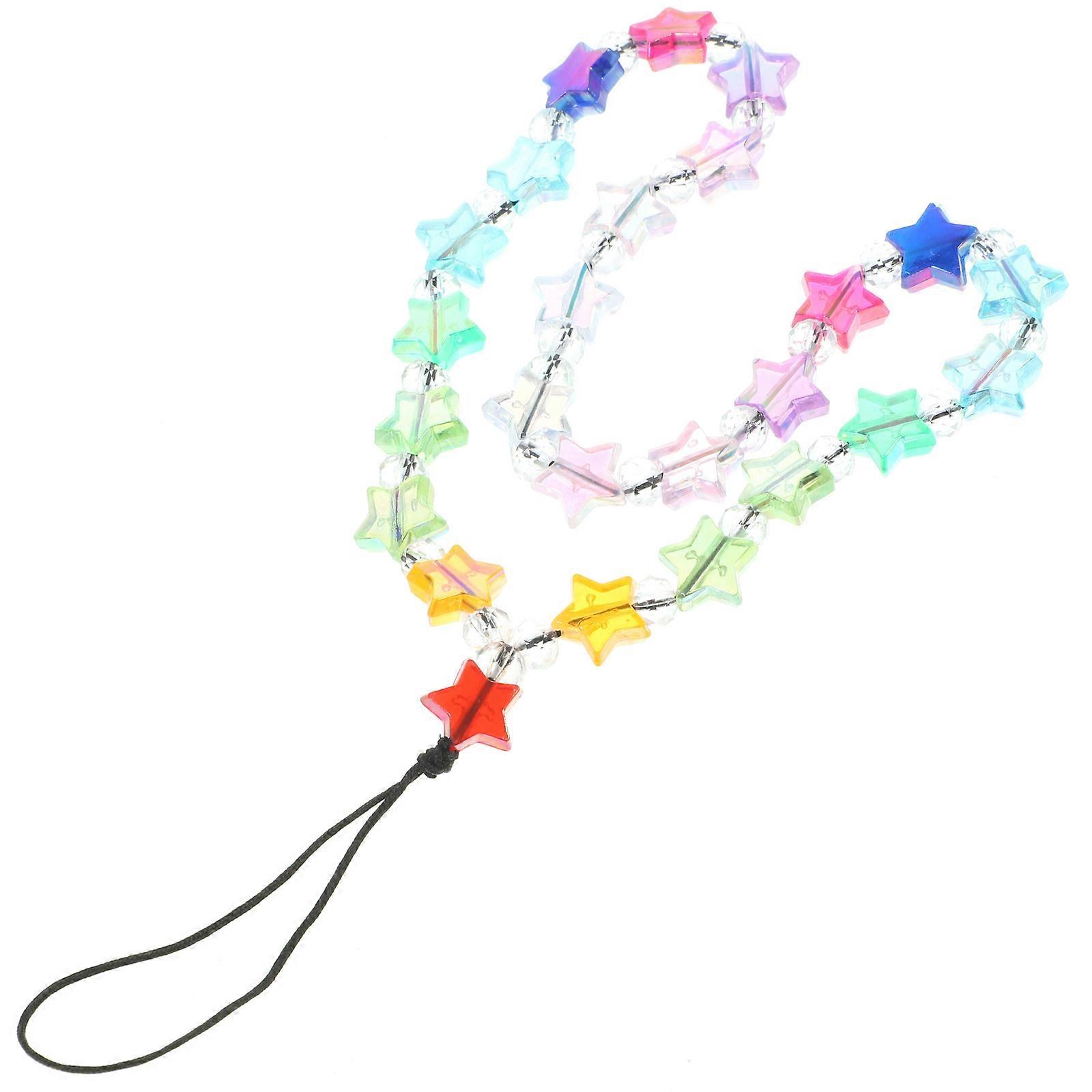 Lanyard String Phone Strap for Phone Use Acrylic Star
