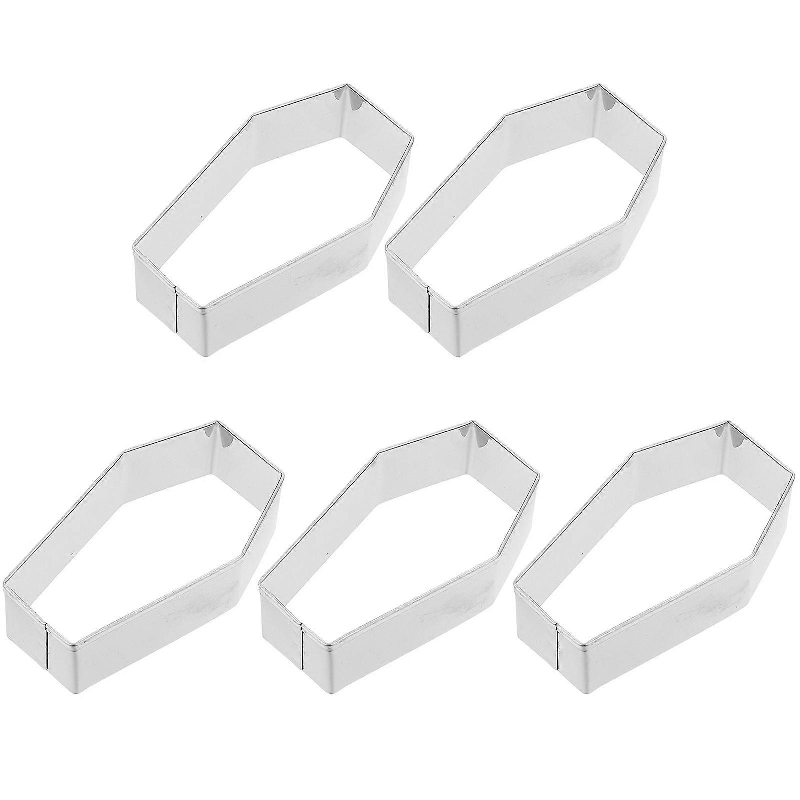 5Pcs Biscuit Baking Mold Stainless Steel Mold Cookie Mold Kitchen Baking Mold